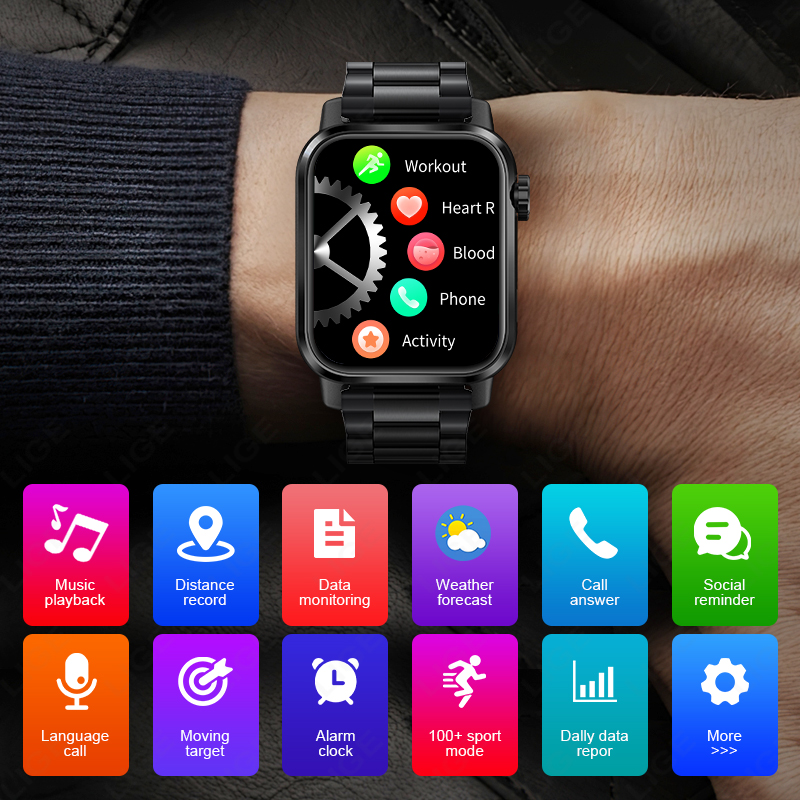 LIGE Smart Watch Sports Fitnes - đánh giá và giá Smartwatch Watches For Sale