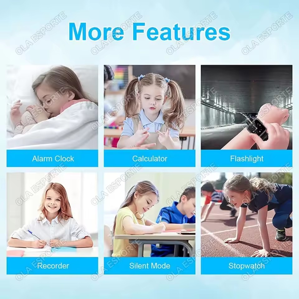 New Smart Watch Kids Waterproo - đánh giá và giá Smartwatch Digital Watches For Kid Boy With Alarm