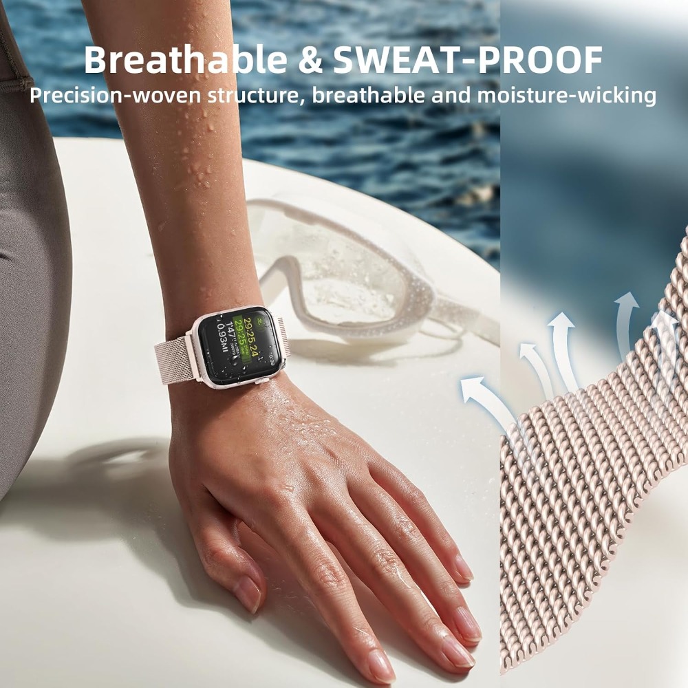 Stainless Steel Mesh Loop Comp - đánh giá và giá Apple Watch Band