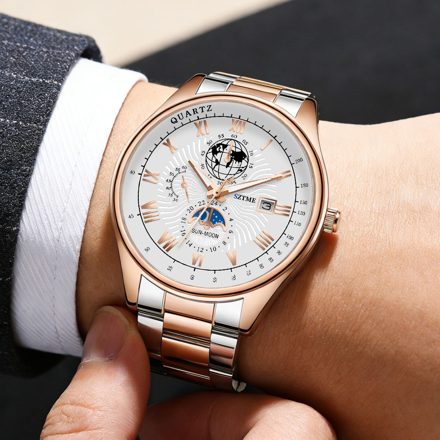 Business Luxury Men's Watches  - đánh giá và giá Smartwatch Trending Watches For Men