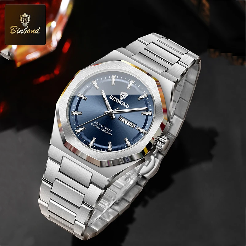 BINBOND Fashion Trend Men's Qu - đánh giá và giá Smartwatch Trending Watches For Men