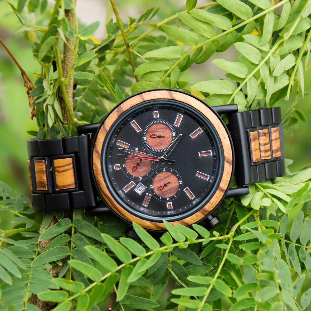 Steel Wood Blend Multi Functio - đánh giá và giá Smartwatch Trending Watches For Men