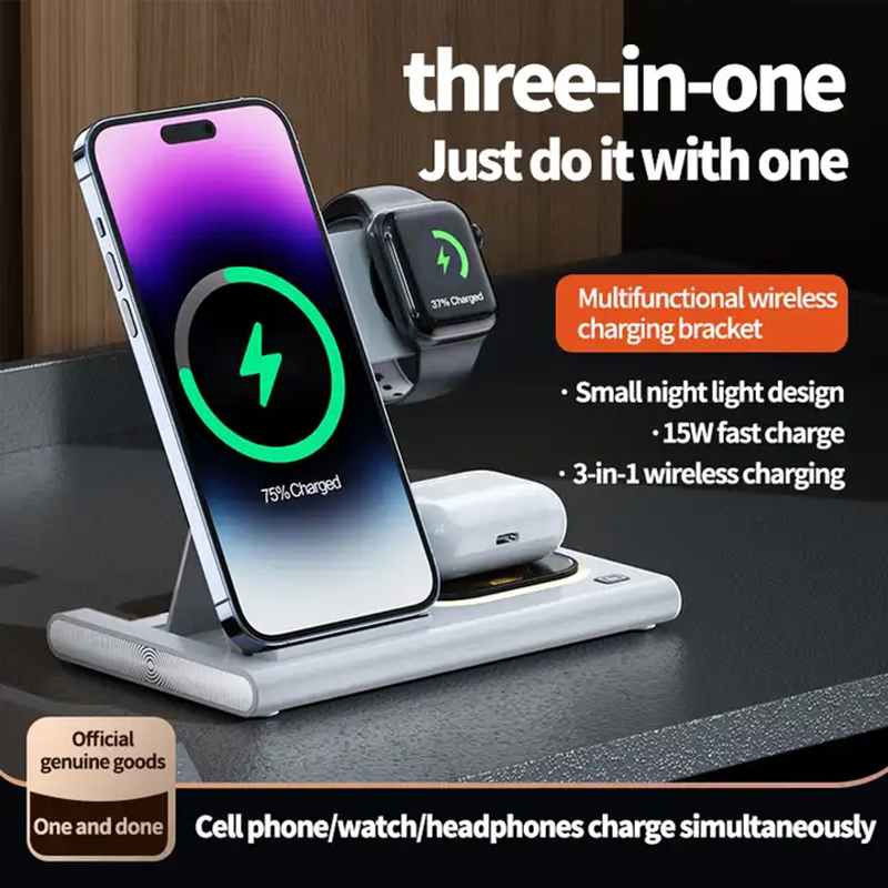 3 In 1 Wireless Charger For iP - đánh giá và giá Watch Watch Xs