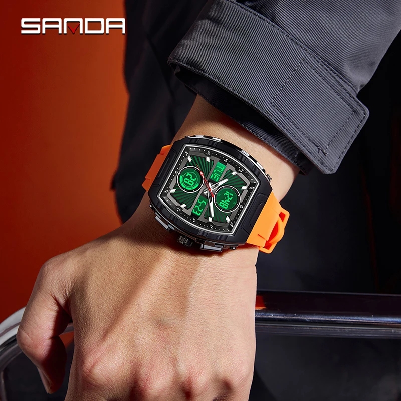 SANDA New Fashion Trend Men's  - đánh giá và giá Smartwatch Trending Watches For Men