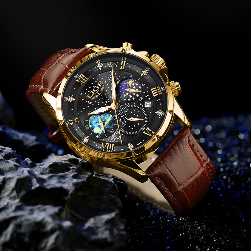 LIGE 2026 Top Luxury Brand Men - đánh giá và giá Smartwatch Army Watches For Men