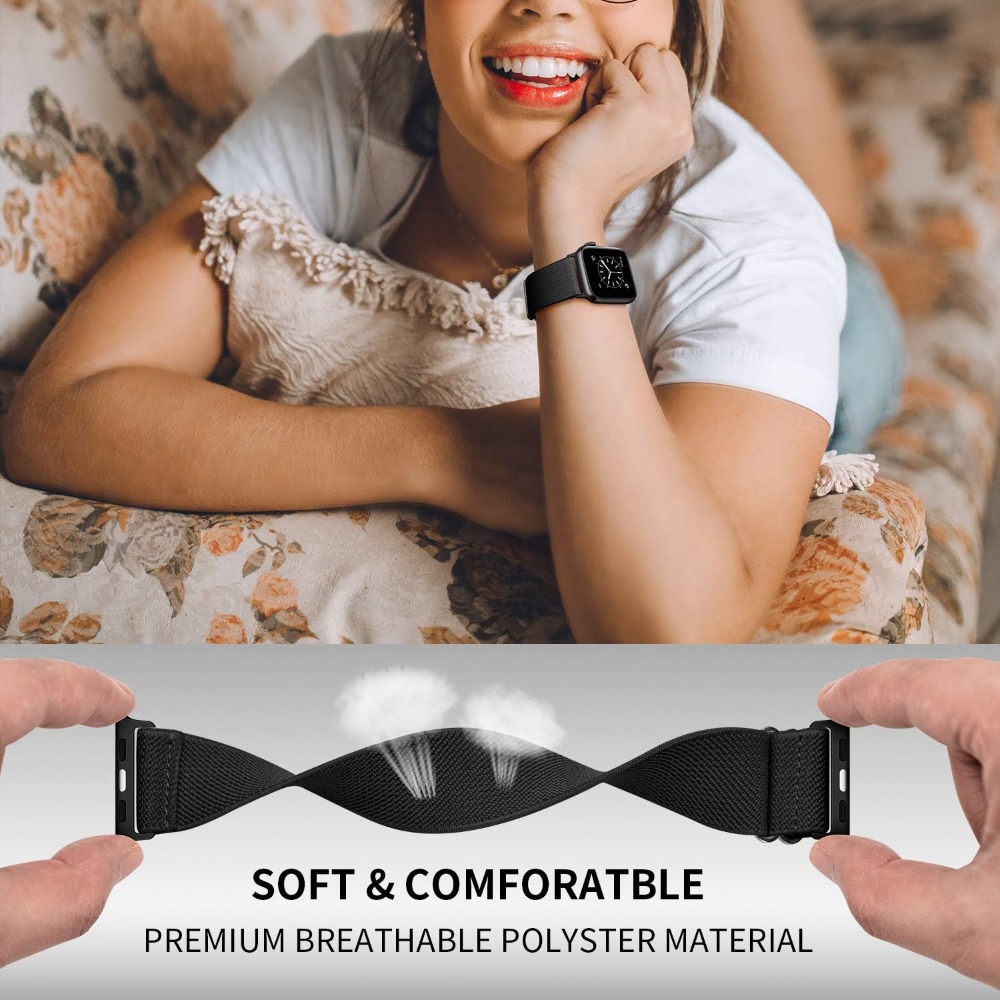 Adjustable Nylon Solo Loop Ban - đánh giá và giá Apple Watch Band