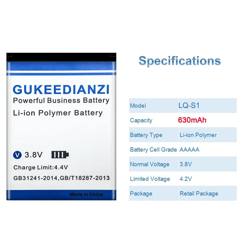 LQ-S1 Watch Battery For smart  - đánh giá và giá Watch V8