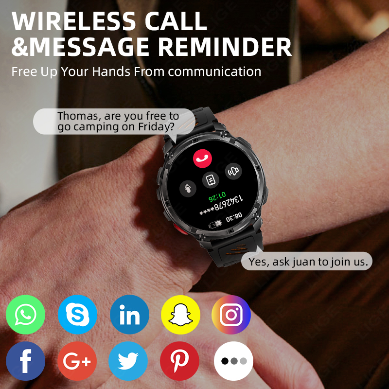 LIGE Smart Watch 2026 Hot Sale - đánh giá và giá Smartwatch Watches For Sale