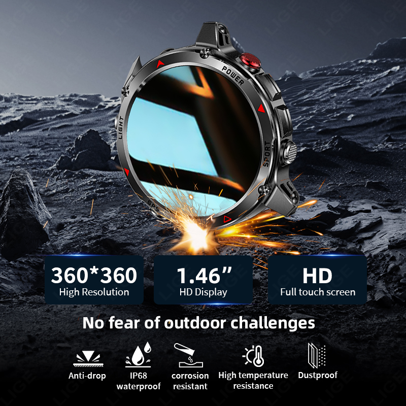LIGE New Professional GPS Spor - đánh giá và giá Smartwatch Running Watches For Men